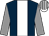 Dark blue, white stripe, grey sleeves, white and grey striped cap (Williams, Bowring & Orme)