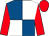 Royal blue and white (quartered), red sleeves and cap (Wrb Racing 40 & Premier Chance Racing)