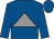 Royal blue, grey triangle, royal blue sleeves, royal blue cap (Capricorn Stud)
