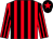 Red & Black Striped, Black cap, Red star (Derek Molloy)