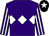 Purple, white triple diamond, striped sleeves, black cap, white star (Dante Yard Racing Club)