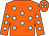 Orange, light blue dots (Michael Sabine)