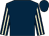 Dark blue, beige striped sleeves (Mr K Marsden)