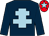 Dark blue, light blue cross of lorraine, red cap, light blue star (Mr Bill Hobson)