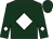 Hunter green, white diamond, white diamond on sleeves (Tina Larue)
