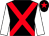Black, red cross sashes, white sleeves, black cap, red star (Wilde At Heart Syndicate)