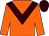 Orange, brown chevron, brown cap (Donal Browne)