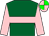 Kelly Green, Pink Hoop, Pink Sleeves, Green Hoop, Pink And Green quartered Cap (Lee Pokoik)