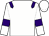 White, purple epaulets and armlets (Mrs Jan Harris)