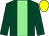 Dark green, light green stripe, yellow cap (Green Lane)