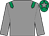 Grey, emerald green epaulets, emerald green cap, grey star (Mr J Hughes)
