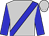 Silver, blue sash, blue sleeves (Randall Russell)