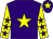 Purple, yellow star, yellow sleeves, purple stars, purple cap, yellow star (Brendan Ferris)