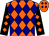 Orange, navy diamonds, orange diamonds on black sleeves (Sterling Farm Wv Llc And Clelland, Odessa J)
