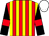 Red and yellow stripes, black sleeves, red armlets, white cap (The Fourth Sector Pathfinders)
