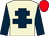 Beige, dark blue cross of lorraine & sleeves, red cap (Newtown Anner Stud Farm Ltd)