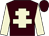 Brown body, beige cross of lorraine, beige arms, brown cap (Ecurie Michel Doineau)