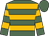 Olive green, old gold hoops, olive green cap (Mr W P Wyatt)