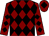 Maroon and black diamonds, maroon cap, black diamond (Shewring, Craig, Allison, Patterson)