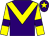 Purple, yellow chevron, yellow sleeves, purple armlets, purple cap, yellow star (Mr Michael Moses & Mr Terry Moses)