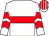 White, red hoop, chevrons on sleeves, striped cap (John Sutton, Colin Cooley, Ian Cope)