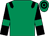 Emerald green, black epaulets, black sleeves, emerald green armlets, emerald green and black hooped cap (Ta & Pj Stephenson,s Wibberley,r Bradl)