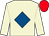 Beige, royal blue diamond, red cap (David P O'Sullivan)