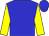 Blue, yellow sleeves, red, blue & yellow quartered cap (Liam Quinn)