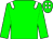Green, white epaulettes, green cap, white spots (Messrs G S Knowles, D Kieswetter, J Chowles & M P)