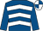 Royal blue & white chevrons, royal blue sleeves, quartered cap (Aidan Glynn)