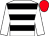 White & black hoops, white sleeves, red cap (Pique Syndicate)