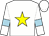 White, yellow star, white sleeves, light blue armlets (Mr B Miller)