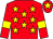 Red, yellow stars, armlets and star on cap (Green Day Racing)