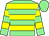 Light green, yellow hoops, light green cap (Cool Racing 2)