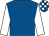 Royal blue, white sleeves, royal blue and white check cap (Miss S Sharp)