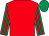 Red, emerald green and red striped sleeves, emerald green cap (Sir Thomas Pilkington & Mrs Sonia Roge)