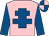 Pink, royal blue cross of lorraine and sleeves, royal blue and pink quartered cap (Mr Simon Caunce)