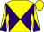 Purple & yellow diabolo, yellow cap (J Devlin)
