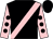 Black, pink sash, black dots on pink sleeves (Lessell, Edward R And Mary Jo)
