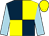 Dark blue and yellow (quartered), light blue sleeves, yellow cap (Mr R A Royle & Mr S Evason)