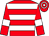 Red, white hoops and armlets, hooped cap (Mr Denis Barry)