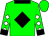 Green, black diamond, white diamonds on sleeves, black cuffs & collar (Neville Henry)