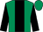 Emerald green, black stripe and sleeves (V Le Roy)