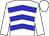 White, blue chevrons, white sleeves, white cap (John Kennedy & Mrs Alison Kennedy)