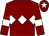 Maroon, white triple diamond, white armlet, white star on cap (Core Partnership)