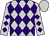 Silver, purple diamonds, purple diamonds on sleeves, silver cap (Harvey Tenenbaum)