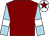 Maroon, light blue sleeves, white armlets, white cap, maroon star (The Wayward Lads)