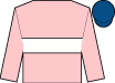 Pink, white hoop, royal blue cap (Mrs P J Conway)