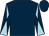 Dark blue, dark blue and light blue diabolo on sleeves (Mrs Pam Scott)