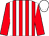 Red & white stripes, red sleeves, white cap (Daire James McConville)